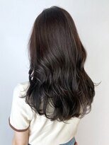 アイティーバイアルバム 北千住店(IT by ALBUM)&nbsp;ラベンダーアッシュロング_斜めバンググレージュカラー_ba404913