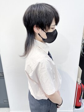 カンゴール サロン トウキョウ セントラル 原宿(KANGOL SALON TOKYO CENTRAL) クールロングウルフ ロングウルフ 中性ウルフ