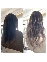クラン ヘアーアンドスタジオ(CLAN hair & studio)&nbsp;ハイトーンエクステブリーチインナーミルクティーベージュ