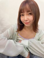イーストハムアール(EAST HAM r) 韓国レイヤーボブ×ピンクベージュ