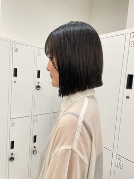 サンド 大阪梅田(sand) @eri_sand_ セミディ/ショートヘア/シアカラー/姫カット[大阪梅