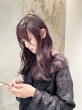 ソル 栄矢場町(SOL) ラベンダーカラー／ハイトーン/韓国レイヤー/名古屋美容院