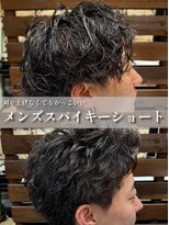 ヨシザワインク プレミアム 横浜 桜木町店(YOSHIZAWA Inc. PREMIUM)&nbsp;刈り上げないベリーショート/メンズスパイキーショート