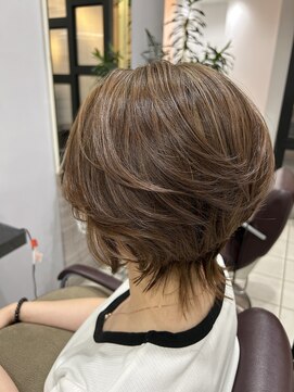 ヘアーアンドカラー ルジャルダン 葛西店(le jardin) ショートウルフ×ハイライト