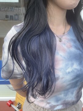 バズ(BUZZ) インナーカラー×ブルーラベンダー*BUZZ岡本