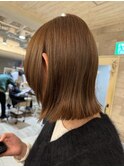 顔まわりマニッシュボブ