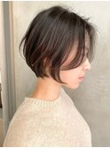 天神大名ショートボブショートカット大人ショートタッセルボブ