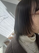 エムドットヘアーサロン(M. hair salon)&nbsp;顔まわりレイヤー×ボブ