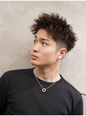 スパイキーショート ジェットモヒカン パーマ
