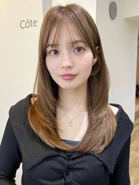 コート 表参道(Cote) 美髪レイヤーカット/顔まわりレイヤー/くびれミディアムレイヤー