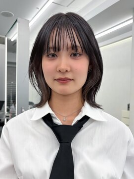 サンドハーツギンザ(sand Hearts ginza) ミディアムボブ×インナーカラー