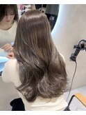 【大阪梅田】透明感フォギーグレージュカラー