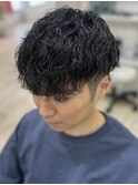 波打ちスパイラルパーマ