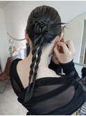 【chiwa arrange】結婚式参列ヘアセット