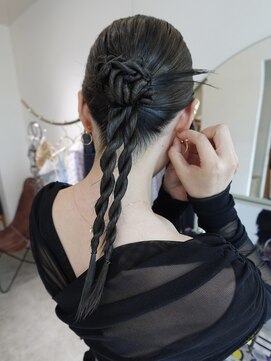 ユルク(JURK nagoya) 【chiwa arrange】結婚式参列ヘアセット