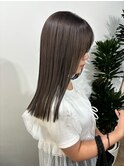 スモーキーグレージュ/赤み消しカラー/透明感カラ渋谷表参道ー