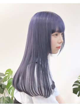 ニコ トウキョウ 渋谷(nico TOKYO) ラベンダーカラーダブルカラーピンクハイトーン韓国レイヤー