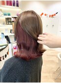 ミルクティーベージュ×カシス