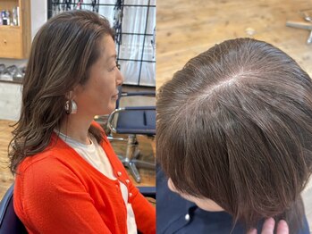コミレ(COMILE)の写真/【上前津/大須/矢場町】白髪を活かしておしゃれを楽しむ♪話題の白髪ぼかし/ハイライト/脱白髪染めはお任せ