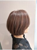 ショートボブ/オイルカラー/髪質改善/白髪ぼかし/30代/40代/50代
