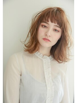 キングスベリー(Hair Relaxation King's Berry) 外ハネ無造作ボブデザインカラー