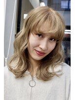 ラック 表参道(LUCK) ふんわりミディアム/ミディアムレイヤー/ツヤ髪スタイル