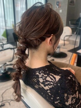 チャオ バイ ミチ(Chao by MICHI) 【ChaoMICHI yuika】ヘアセット 編み下ろし