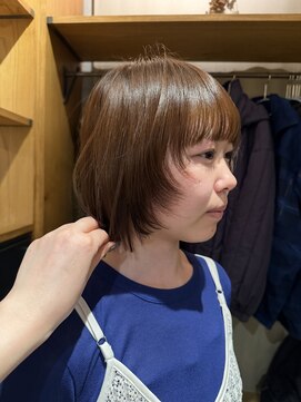 【加藤木麻彩】フェイスレイヤー×オレンジブラウン