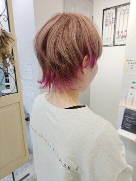 ヘア ケア ディエイチケー(HAIR CARE DHK) マッシュウルフショート