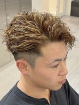 ビカムメンズヘアー 栄店(become men's hair)&nbsp;かきあげツイスパメッシュ
