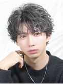 ツイストシャドウパーマ/メンズカット/ラウンドマッシュ/横浜駅