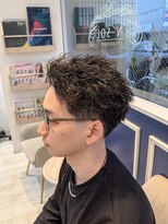 アンソル オブ リシェール(N'SOL of RICHAIR)&nbsp;スパイキーパーマ/テーパーフェード/メンズ/南越谷