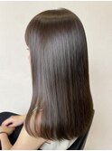 モカブラウン艶髪髪質改善ロング艶髪くびれヘア夏カラー