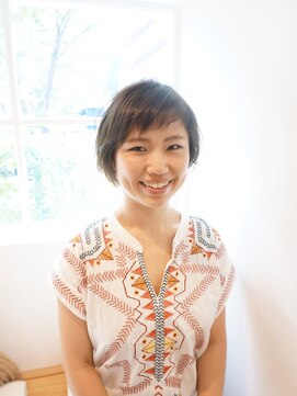 シュシュ ヘアーサロン(Chou chou hair salon) ナチュラルショートボブ☆