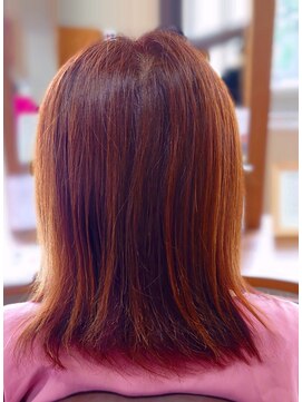 プレッソヘアー Presso hair ピンクカラー