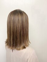 バブルス 新所沢店(BUBBLES)&nbsp;外ハネ×ハイライト×ブロンドベージュ