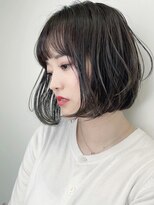 セミウェットゆらぎボブ☆銀座/髪質改善