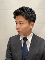 グレイスフル バーバープラチナム 六本木店(Graceful Barber platinum)&nbsp;フォワードアップバング短め2ブロック