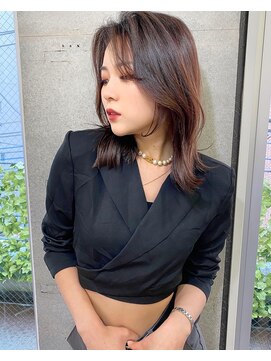 リコバイアフロート(riko by afloat) /吉祥寺韓国ヘアー/顔周りレイヤー/レイヤーカット/黒髪