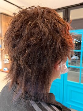 マーブルヘアー(Marble hair) グランジウルフヘアー