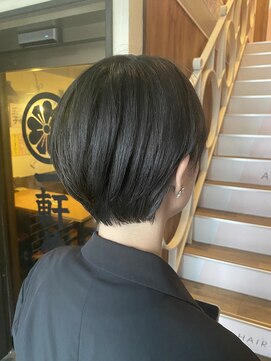 アヴァンス 天王寺店(AVANCE.) ベリーショート×ブルーブラック