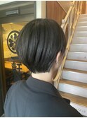 ベリーショート×ブルーブラック