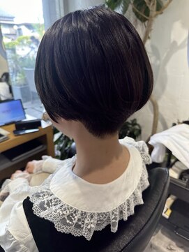 シェル 吉祥寺(shell) グレージュカラー/ボブウルフ/黒髪/ココアベージュ