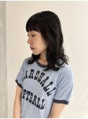 YOKE 大人ボブ外ハネスパイラルパーマワイドバングミディアム
