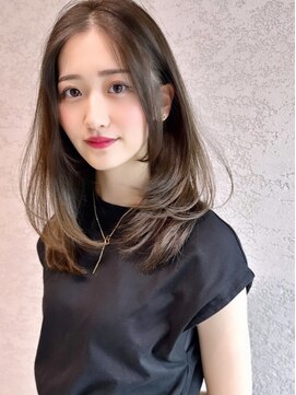 ロンド アンブル 四条烏丸(Lond ambre) ふわっと揺れる質感レイヤーがグレージュカラーと奏でる