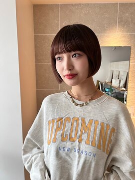 サンド 鹿児島中央(sand) 黒髪/グレーベージュ/レイヤーロング/前髪パーマ[鹿児島駅]