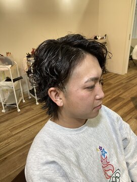 トータルビューティーサロン プリエ(prier) アフロ安藤 メンズパーマ/メンズカット