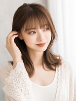 トッカ ヘアーラウンジ 日吉店(tocca)&nbsp;顔まわりレイヤーが素敵な大人ミディアム