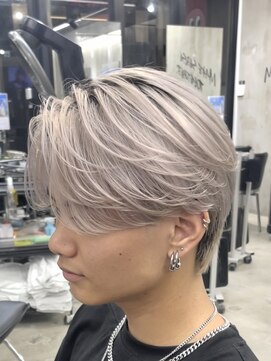 メンズヘアセンス 渋谷(MEN'S HAIR SENSE) ハンサムショートホワイトラベンダー