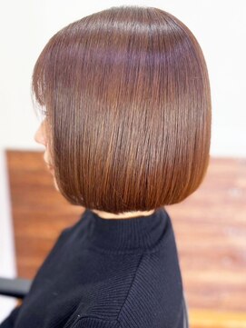 アークスヘアー 20代30代40代髪質改善カラーブラウンベージュ艶感ボブ透明感